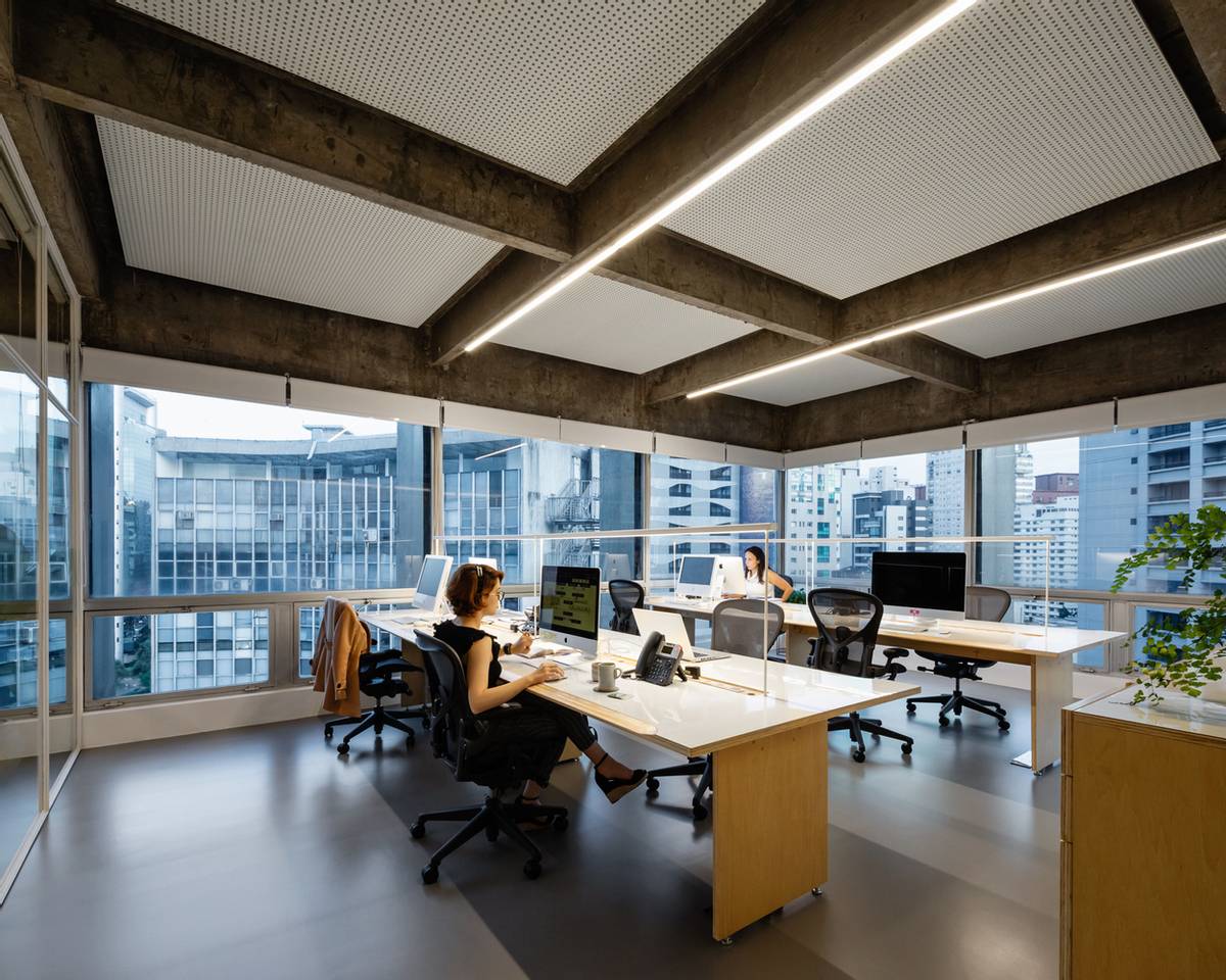 开放式办公空间布局,创意开放式办公设计