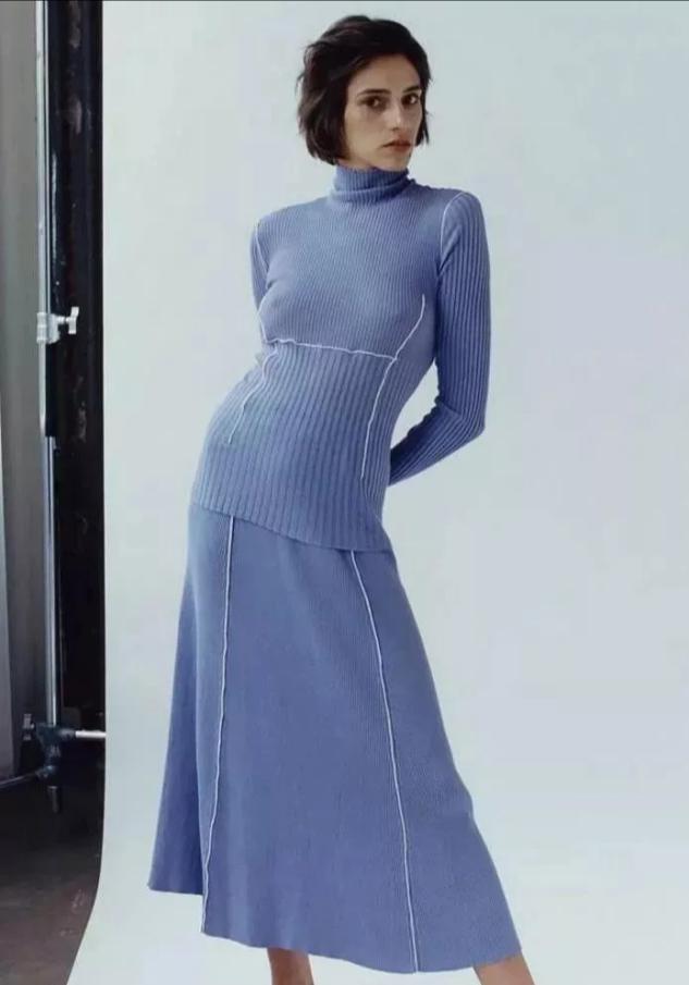 女童长袖裙子春秋毛衣裙,一条毛衣裙穿出你想要的时髦感