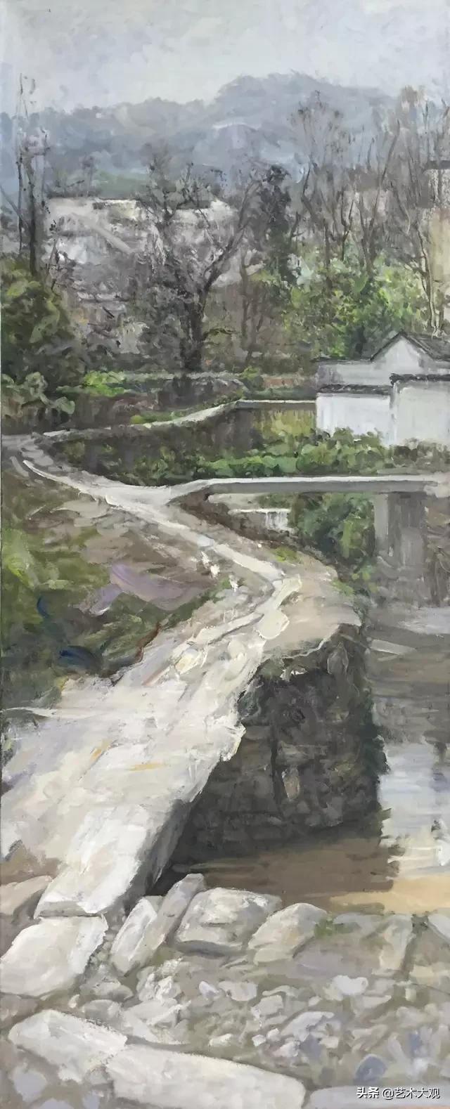 广州美院油画风景写生作品欣赏,播放中国美院风景油画写生视频