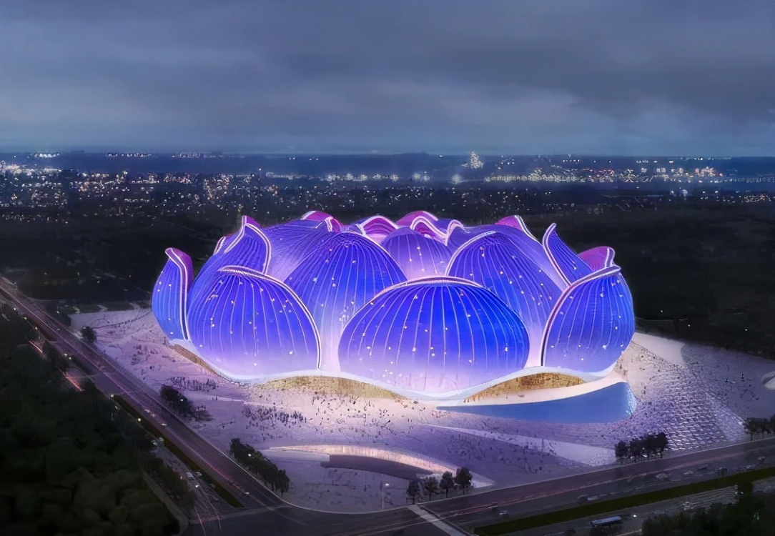 广州恒大莲花体育足球场,恒大足球场内部效果图