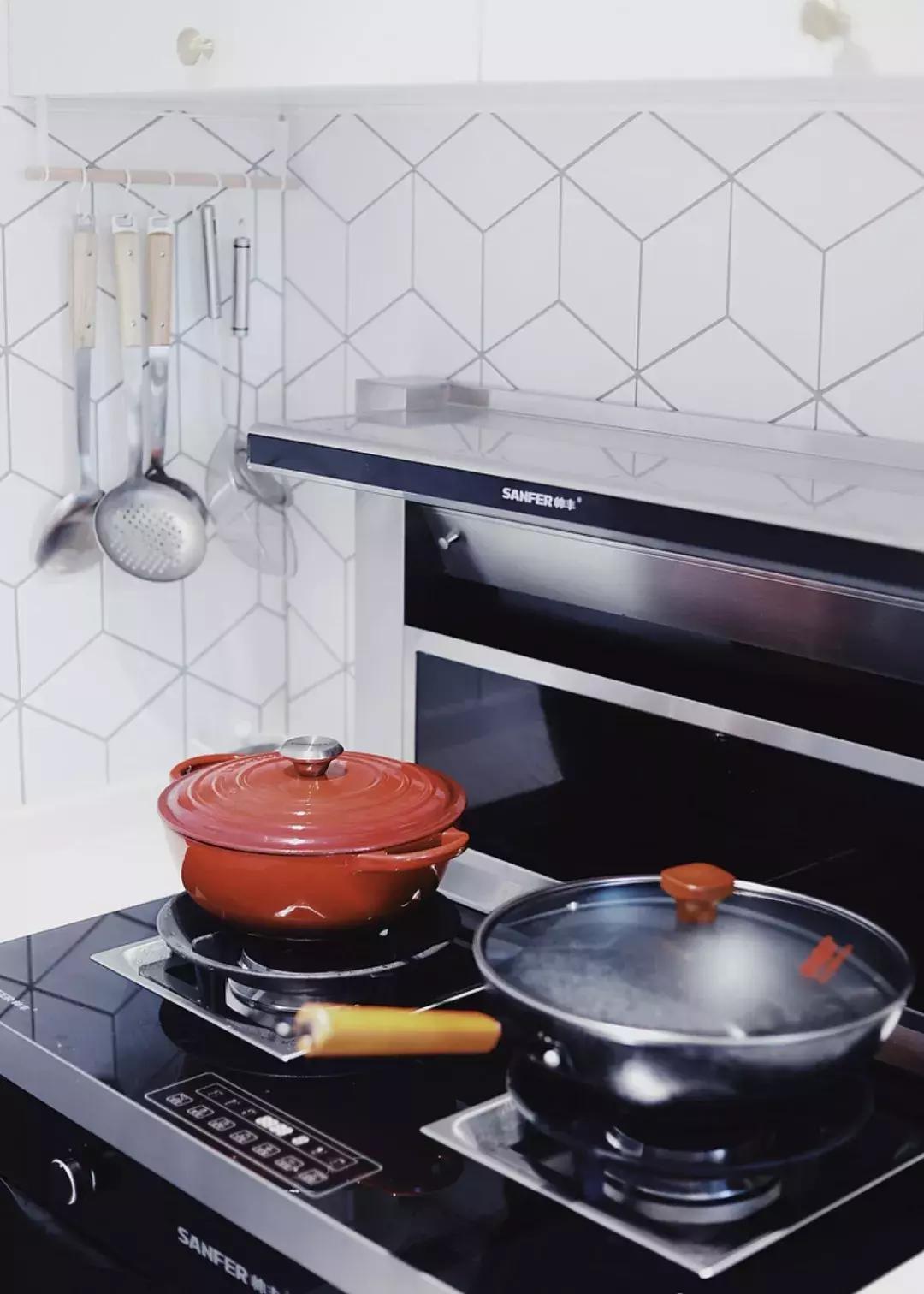 开放式厨房好不好看油烟会不会大,开放式厨房装修效果图无门防油烟