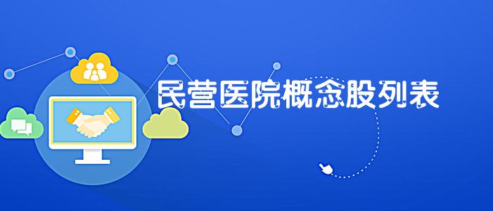 什么股票是民营医院概念股,上市公司医院概念股