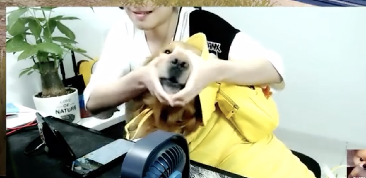 *牙虎**六一游园会众主播云集，他是第一个打成目标的主播