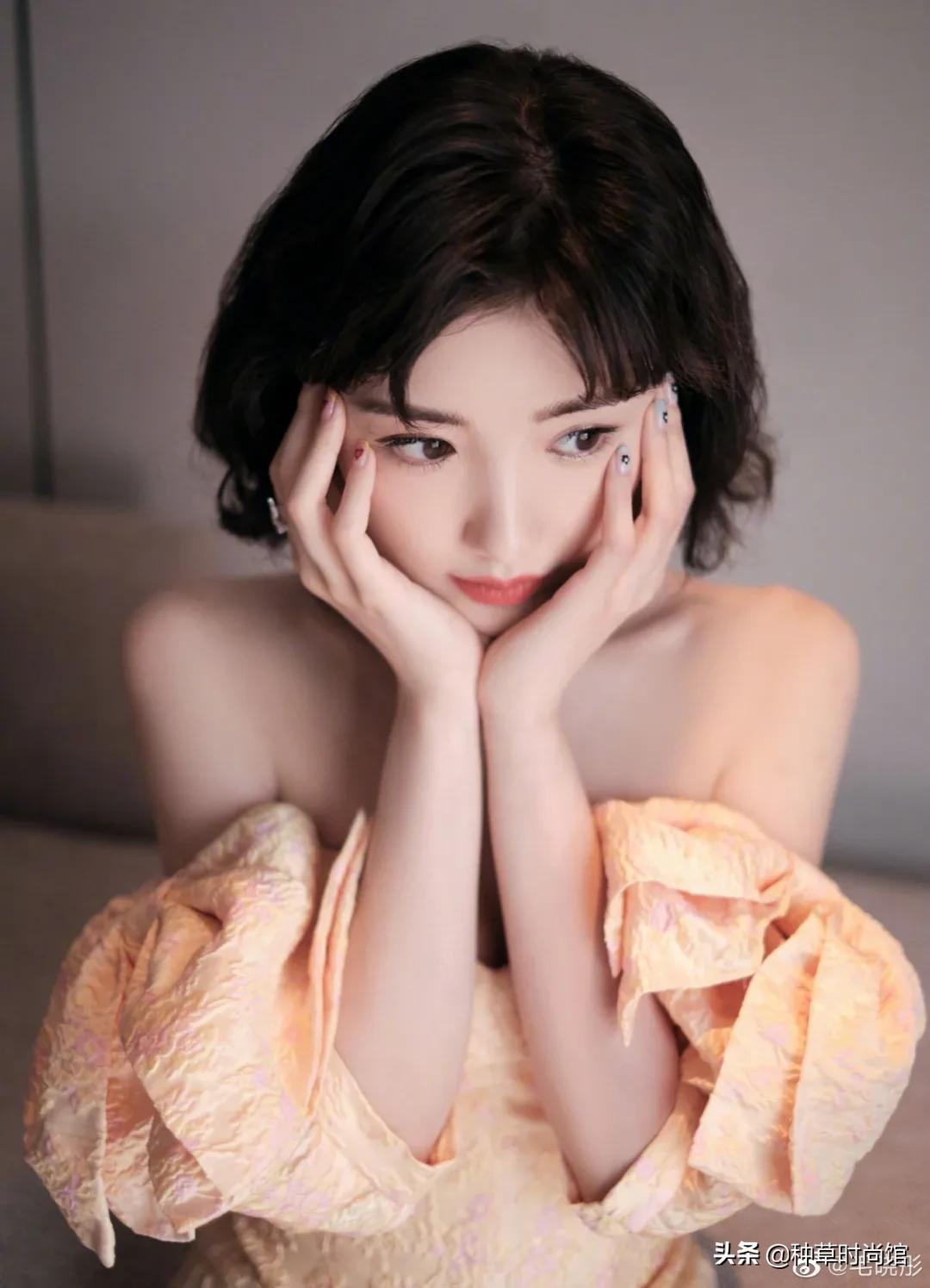 6-8岁女孩脸小剪短发什么头型好看,剪短发显脸小减龄发型