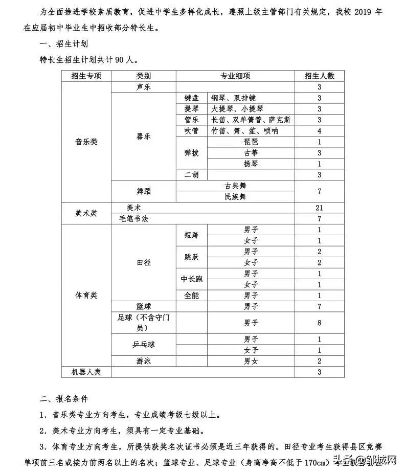 济宁一中附属中学2023年招生计划,济宁育才中学今年最低录取线
