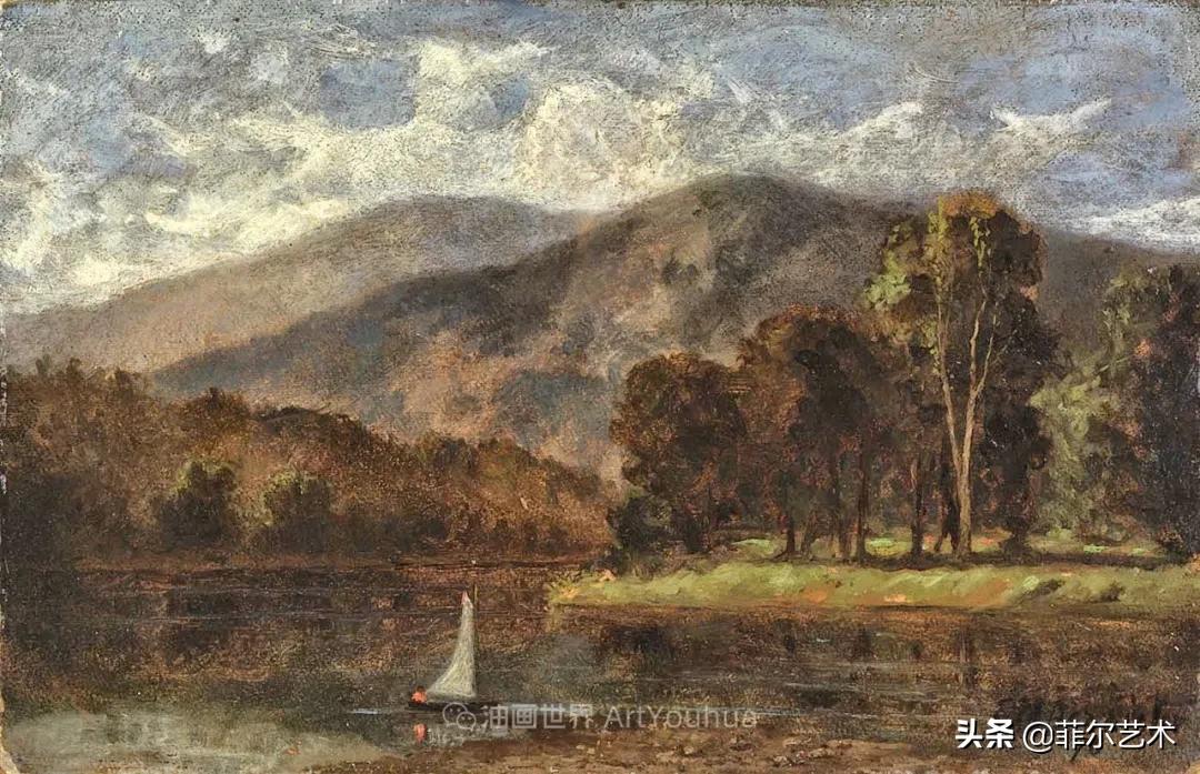 欧洲田园油画风景图片大全,古典油画风景美丽乡村