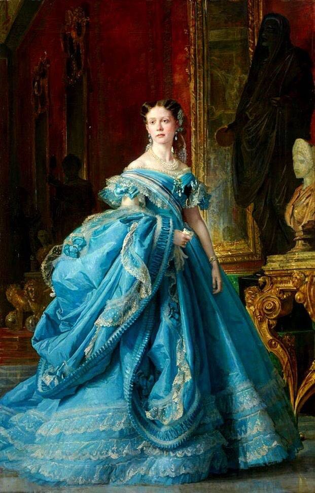 18世纪欧洲贵族女性强行穿上束腰,欧洲中世纪贵族公主裙束腰