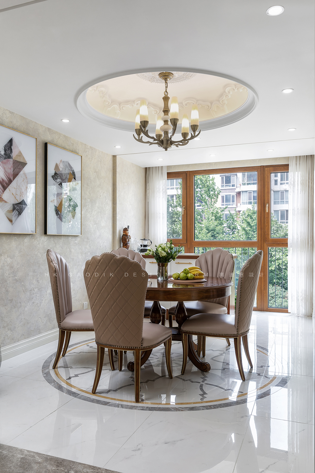 高迪愙实景|护墙板+石膏线，没有软装也超美！