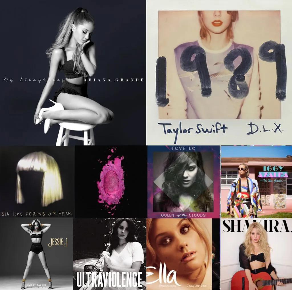 欧美女歌手销量排名前十,21世纪专辑销量最高的女歌手