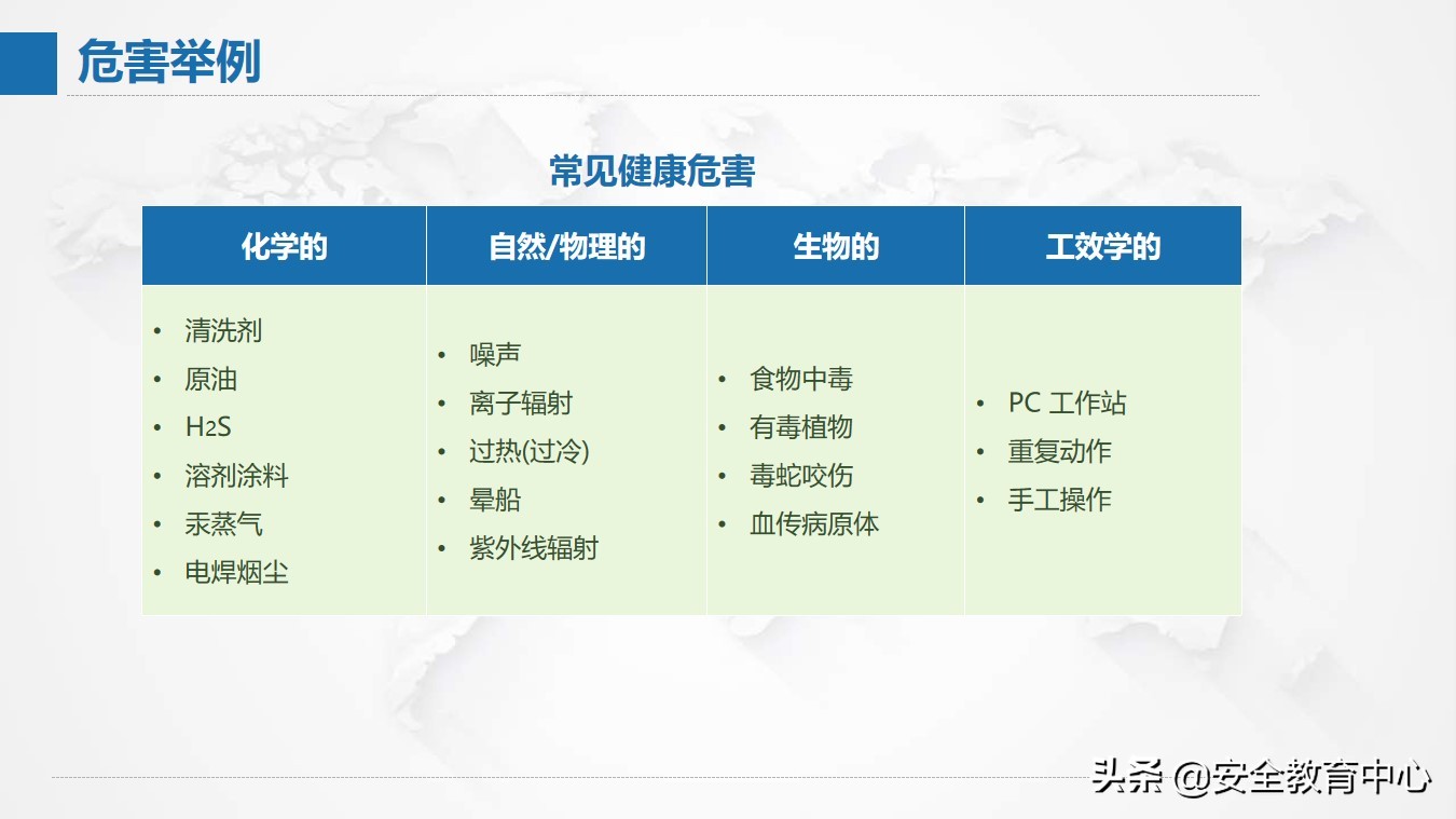 风险管理现状,风险分析及管理表格