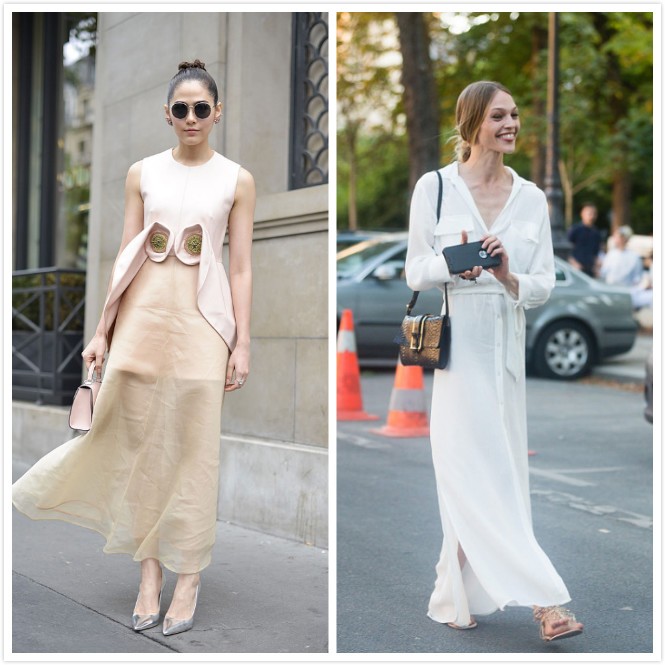 雪纺裙怎么穿搭,最气质半身雪纺裙穿搭