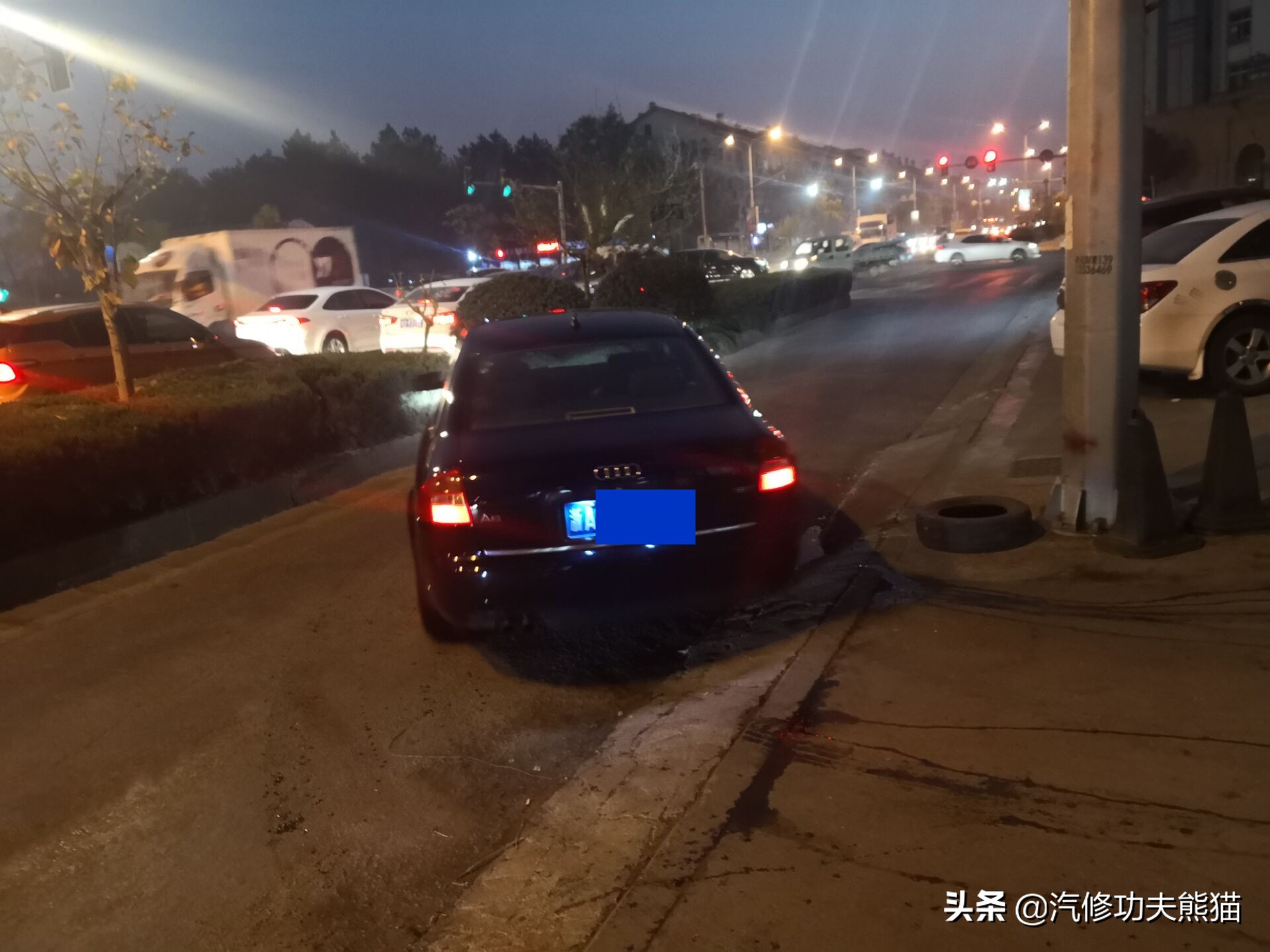 奥迪a6老款升级新款全过程,面目全非的23w公里的奥迪a6