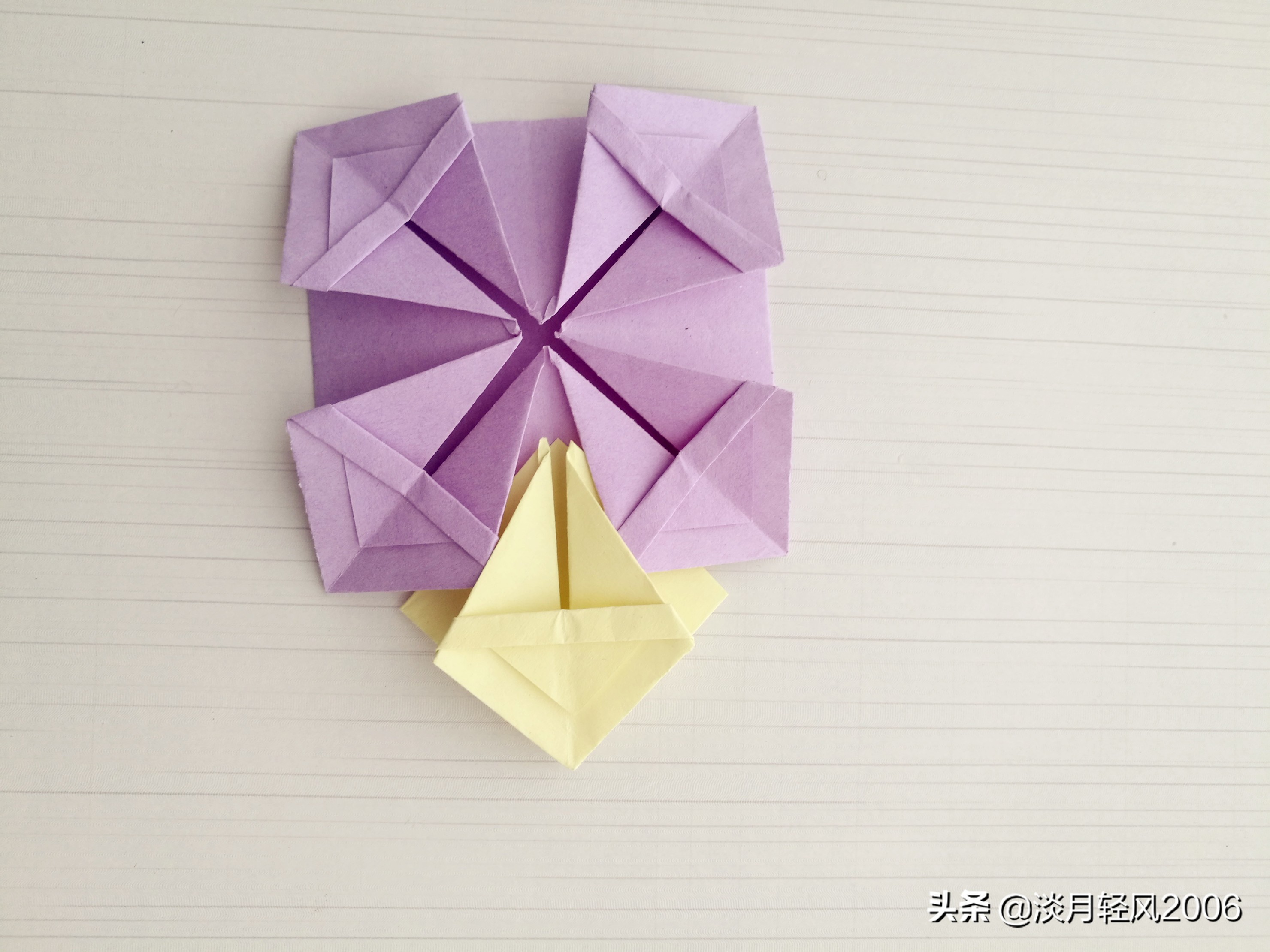 小花篮的折法手工,自制可爱的小花篮折纸