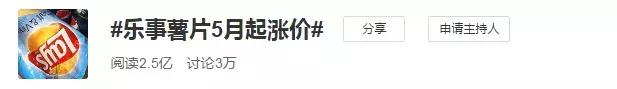 乐事薯片涨价的经济效益,乐事薯片涨价你们可以接受吗