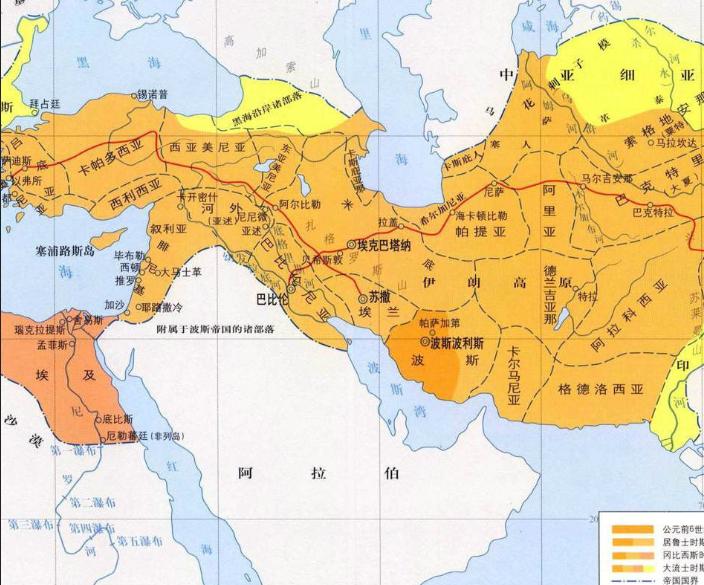 古代世界地图历史讲解,世界历史古代地图