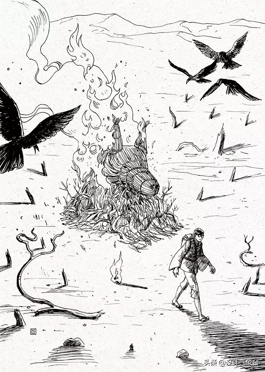 曹冲称象小学课本插图,曹冲称象绘画完整版