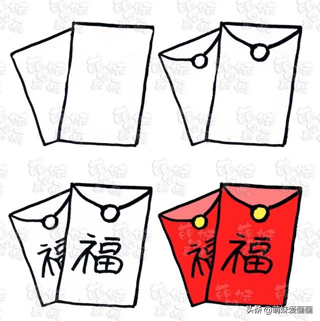 春节手抄报八年级简单边框,春节简笔画简单又漂亮2022手抄报