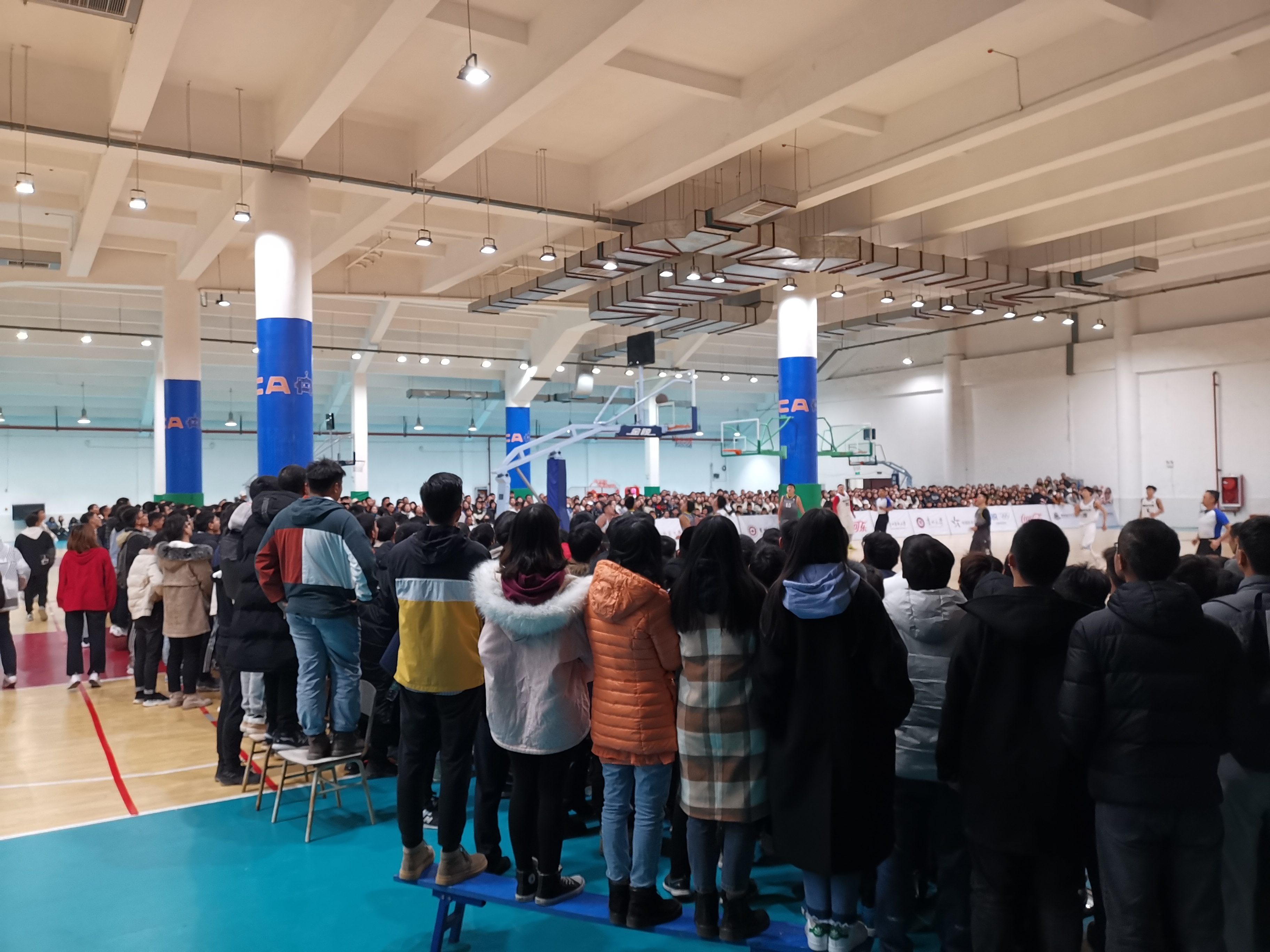 2020贵州省篮球联赛师大对贵大,贵州省首届大学生篮球联赛开幕式