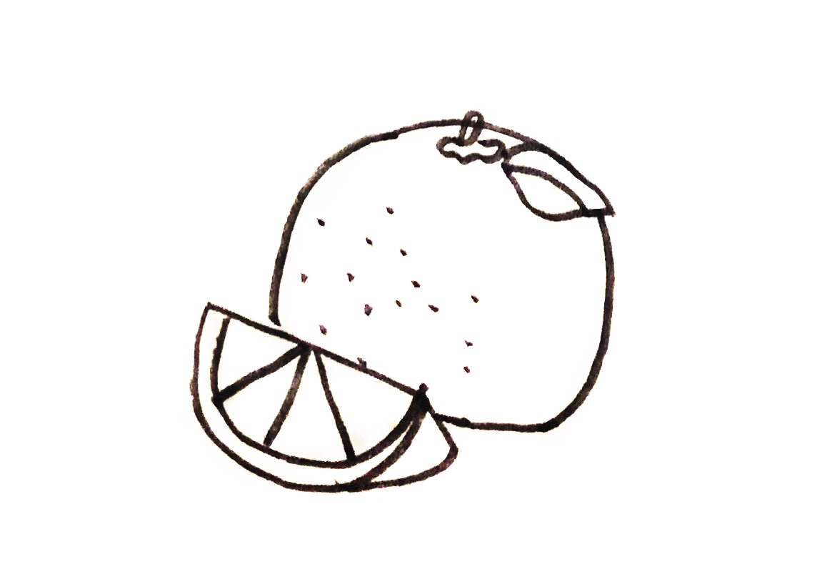 水果画简笔画可爱,卡通简笔画水果怎么画