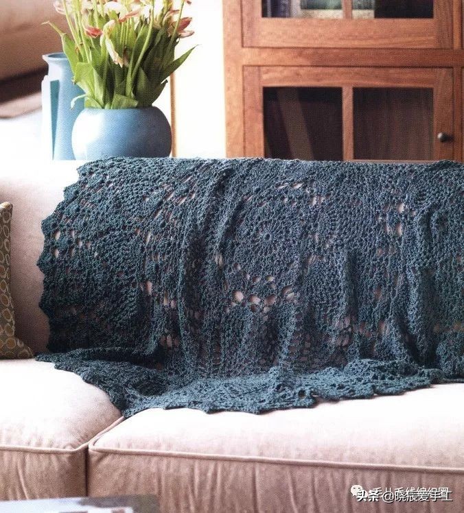 猪猪毯子钩针图解教程,苏苏姐家小熊毯子钩针图解