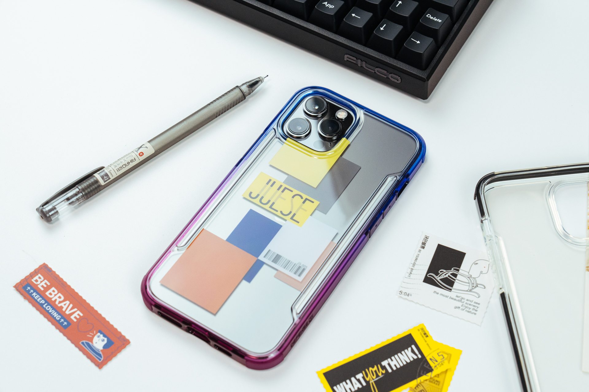 iphone超薄高透壳亮黑,iphone防爆防灰壳