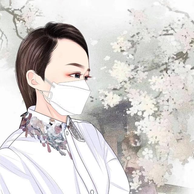 女士微信头像大气端庄,30-40岁微信头像手绘真人成熟