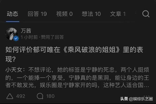 宁静出席活动被吐槽,宁静再次回应咖位