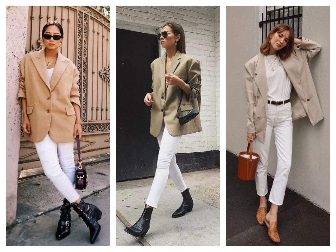 一条白裤子，搭配所有大衣！时髦精必备，给你整个冬天的高级感