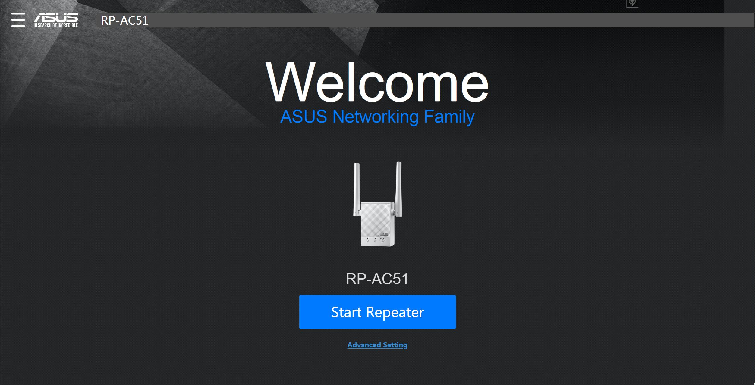 华硕rp-ac56双频中继器怎么设置,华硕rp-ac51无线扩展器如何设置