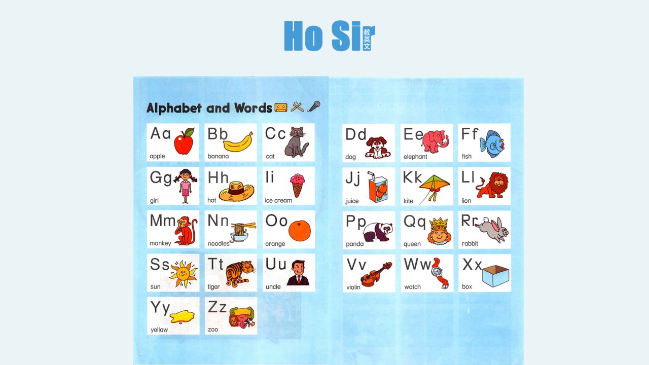 「新概念英语第一册」课件分享：001字母的基础知识和学习