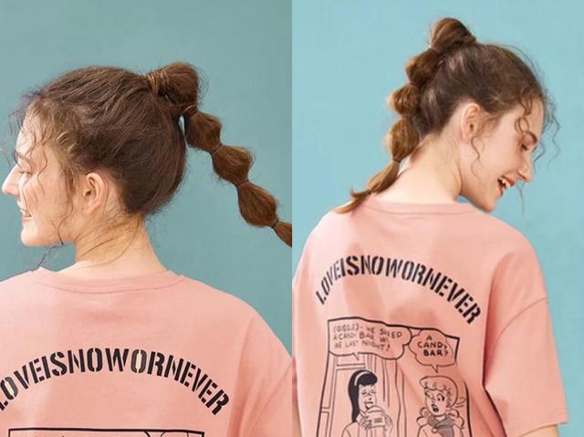 3种洋气减龄显脸小的扎发教程,夏天显脸小又凉快的扎发简单