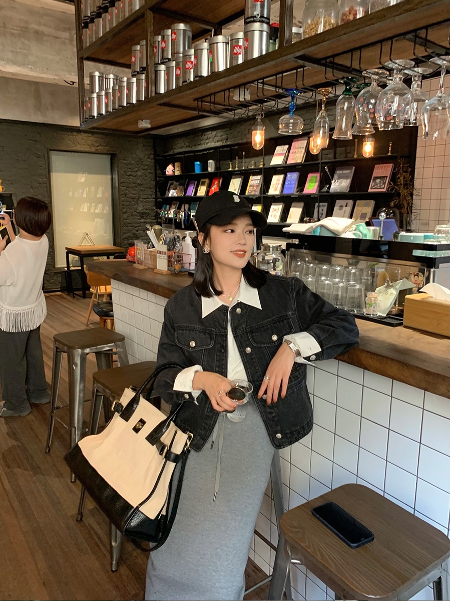 牛仔外套搭配什么内搭跟裤子,牛仔外套搭配裤子怎么穿才好看