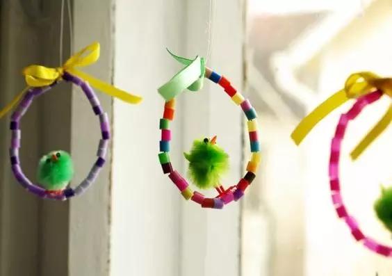 复活节兔子手工外发,复活节兔子彩蛋做手工