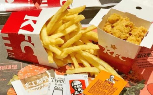 国外kfc薯条蘸番茄酱的正确方法,kfc吃薯条番茄酱挤在哪里