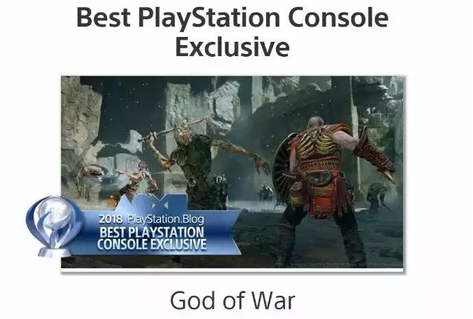 playstation奖,2018年度最佳游戏战神4