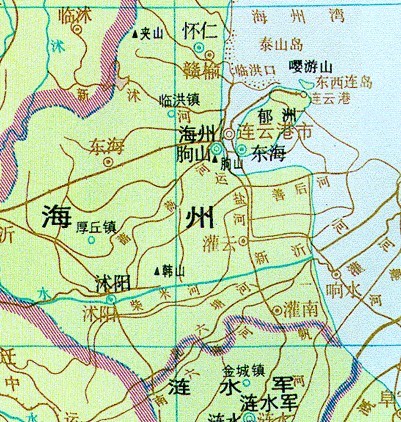 连云港地图区域划分,江苏连云港地图全图