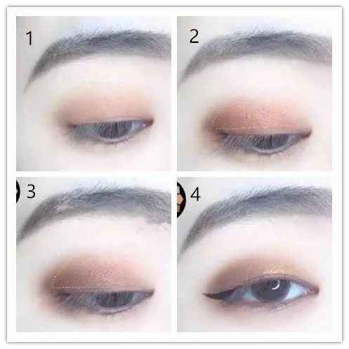 单眼皮新手日常淡妆眼影教程,单眼皮眼影日常淡妆新手教程