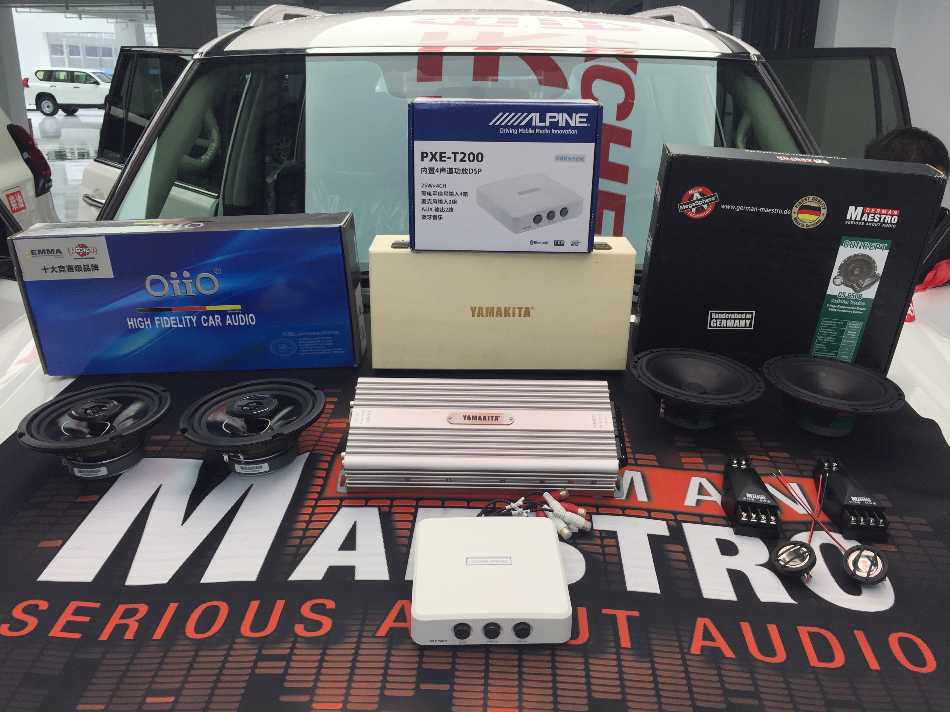 日产途乐顶级改装,2018款日产途乐改装前门喇叭