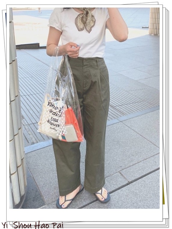 绿色阔腿裤套装搭配什么颜色外套,绿色阔腿裤女款爆款2022新款西裤