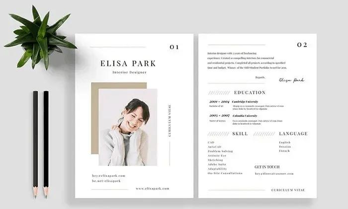 如何制作一份极简简历模板,优质简历模板怎么制作