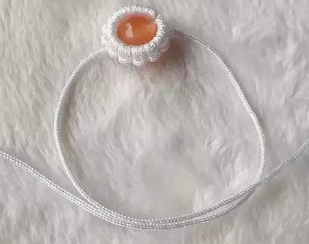 用弹力绳转运珠戒指编织教程,戒指编织教程大全简单图片