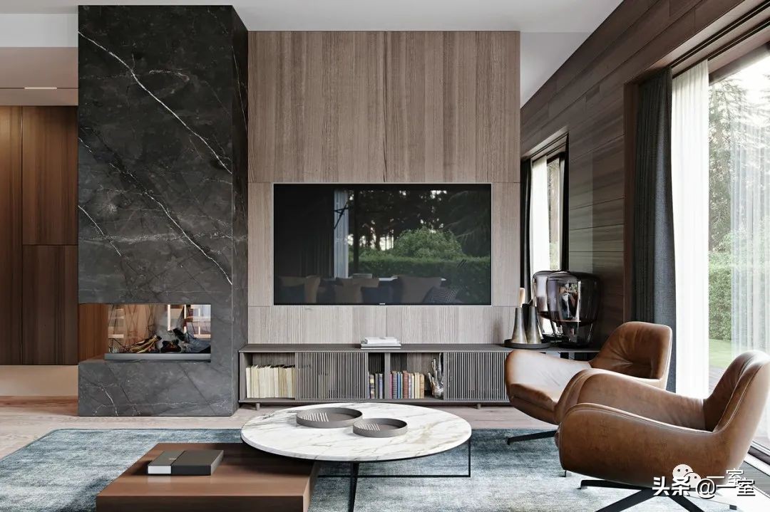 客厅背景墙设计260例,现代风背景墙作品