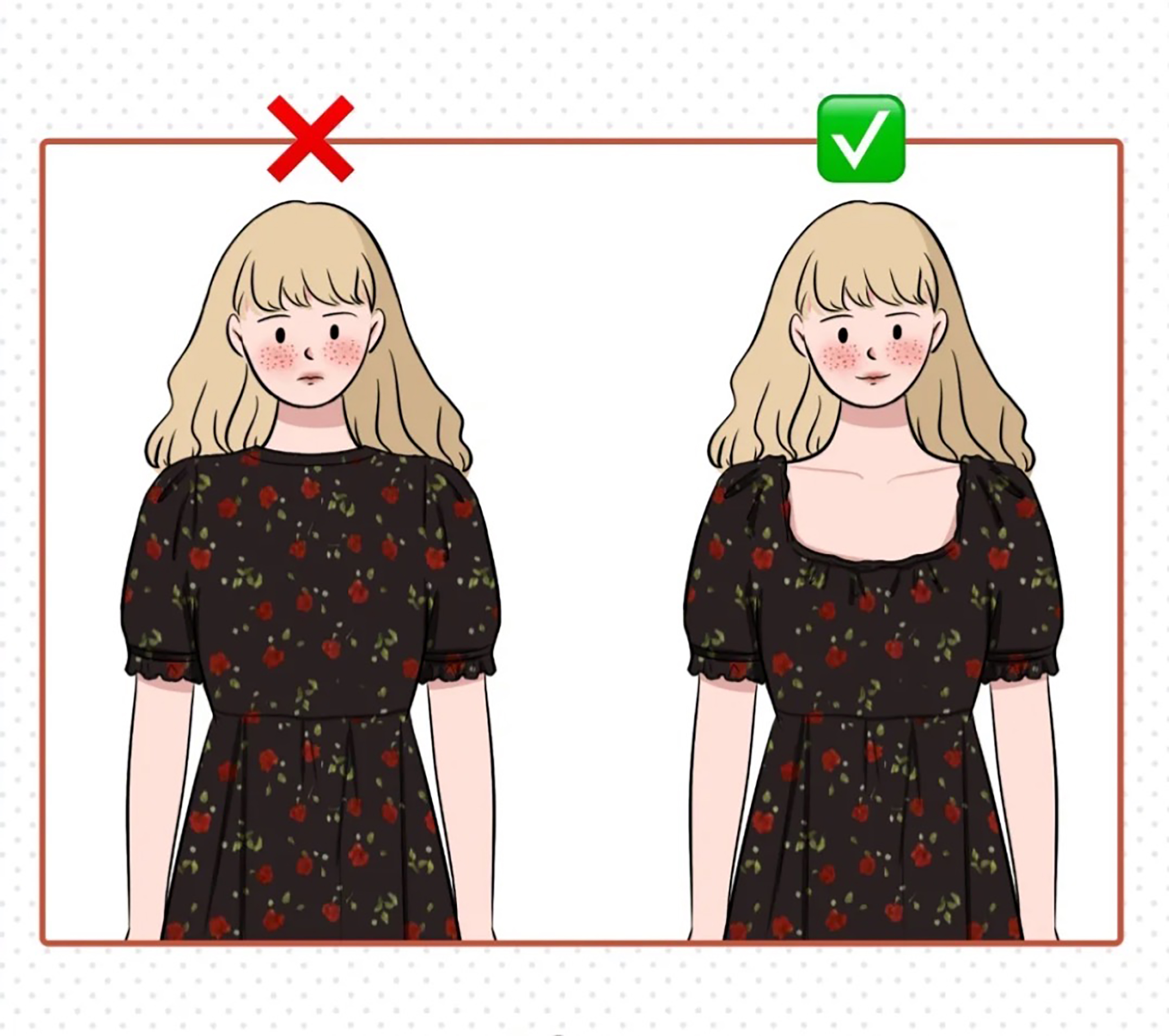 泡泡袖怎么穿才不会显壮,泡泡袖怎么穿才显壮