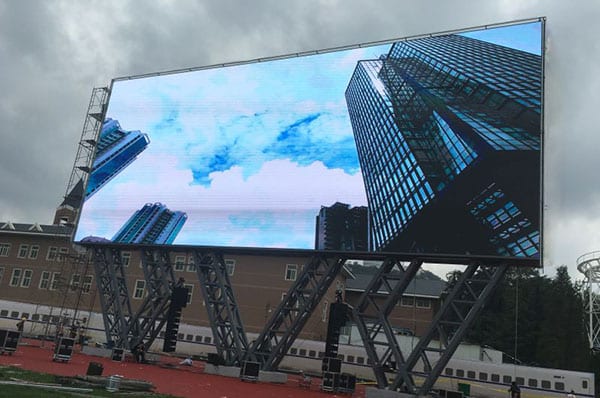 led显示屏p10户外全彩效果,led显示屏p10单色安装图解