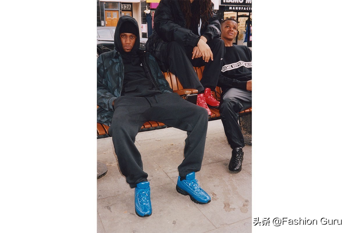 nikesupreme联名鞋空军一号,耐克supreme联名低帮米白浅绿