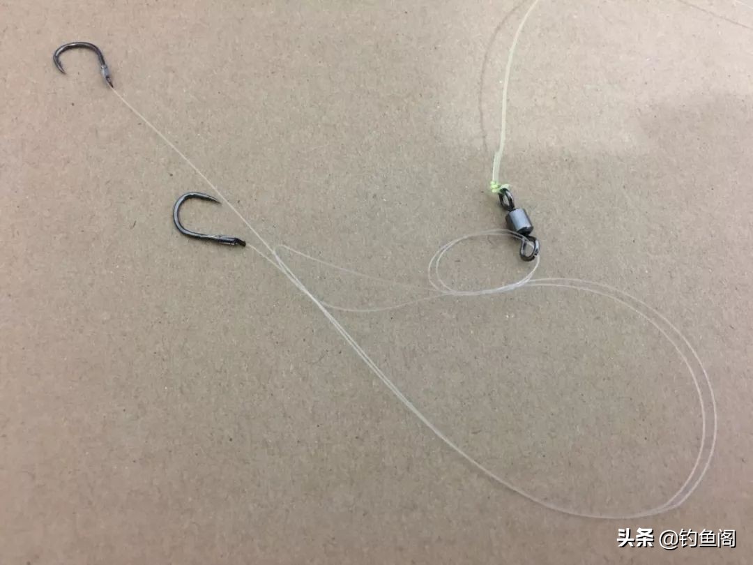 黑坑大鱼子线防缠绕打结法,子线不打结可以钓大物吗