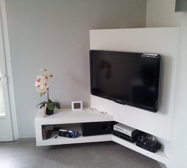 不需要钢架做悬空电视柜,不做悬空电视柜买了成品电视柜