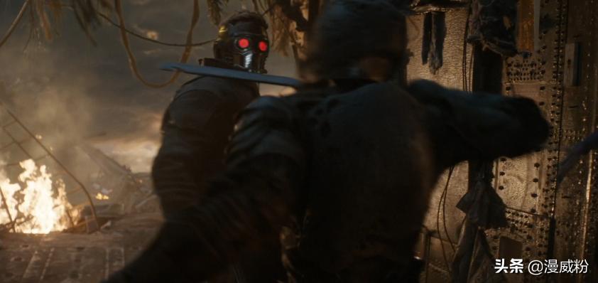 复联3卡魔拉让星爵开枪,复联四卡魔拉踢星爵