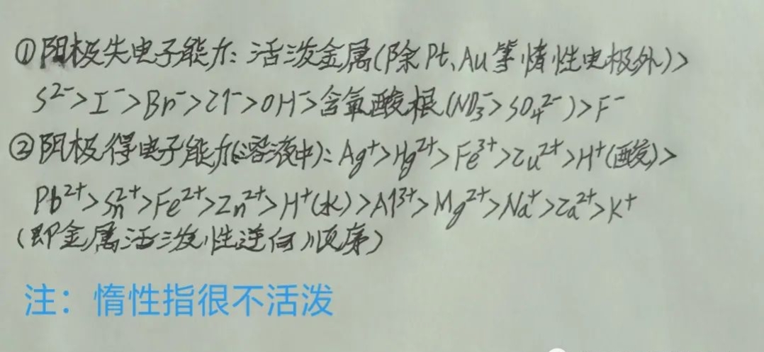 电解原理和原电池原理的区别,原电池原理和电解池原理
