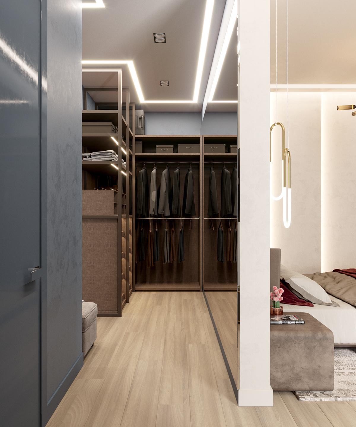 现代化家居装修设计,家居设计现代轻奢装修风格